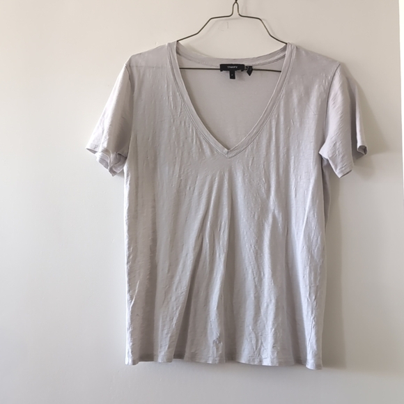 Theory easy V-neck top size P - Picture 2 of 4
